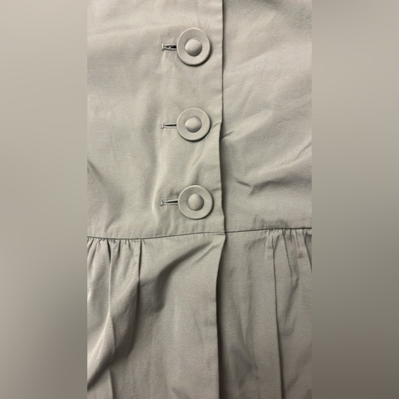 Hoss Intropia Women’s Knee Length Trench Coat LARGE Grey - Picture 4 of 7